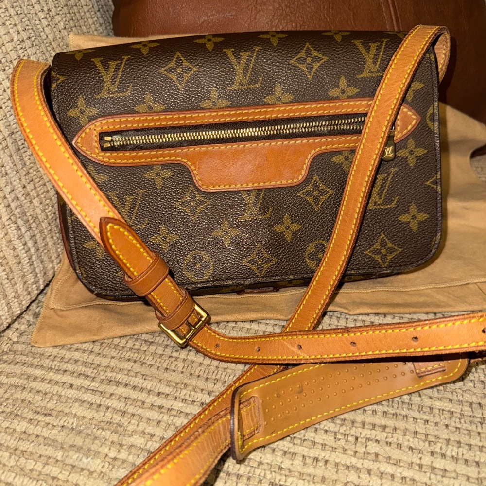 Louis Vuitton Brown Monogram Crossbody Bag